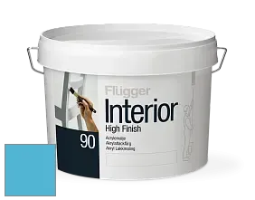 Краска Flugger Interior High Finish 90 акриловая глянцевая эмаль цвет NCS S 1050-B 