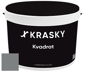 Краска X2B Kvadrat X Krasky матовая краска для потолков глубокого чёрного цвета цвет RAL 9023 
