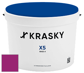 Краска X5 X Krasky матовая краска для стен и потолков цвет RAL 4006 