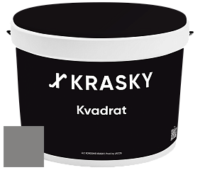 Краска X2B Kvadrat X Krasky матовая краска для потолков глубокого чёрного цвета цвет NCS S 5500-N 