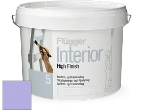 Краска Flugger Interior High Finish 5 матовая акриловая краска-грунт цвет NCS S 1040-R60B 