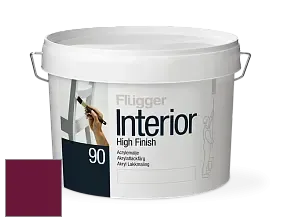 Краска Flugger Interior High Finish 90 акриловая глянцевая эмаль цвет RAL 4004 