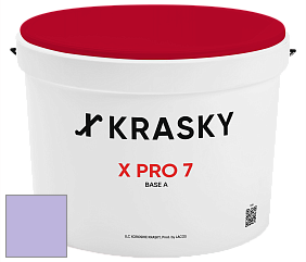 Краска X Pro 7 X Krasky матовая краска для стен и потолков цвет 2444 