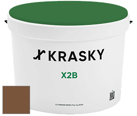 Краска X2B X Krasky глубокоматовая краска для потолков цвет RAL 8024 