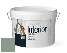 Краска Flugger Interior High Finish 90 акриловая глянцевая эмаль цвет NCS S 4010-G10Y 