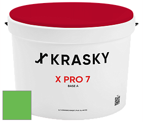 Краска X Pro 7 X Krasky матовая краска для стен и потолков цвет 1517 