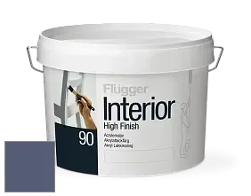 Краска Flugger Interior High Finish 90 акриловая глянцевая эмаль цвет NCS S 6020-R70B 