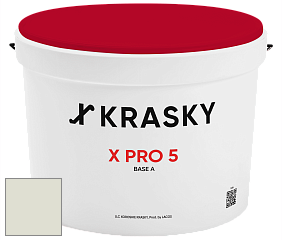 Краска X PRO 5 X Krasky матовая краска для стен и потолков цвет NCS S 1005-G60Y 