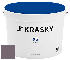 Краска X5 X Krasky матовая краска для стен и потолков цвет NCS S 6010-R30B 