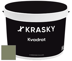 Краска X2B Kvadrat X Krasky матовая краска для потолков глубокого чёрного цвета цвет 4528 