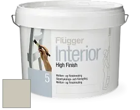 Краска Flugger Interior High Finish 5 матовая акриловая краска-грунт цвет NCS S 2005-G90Y 