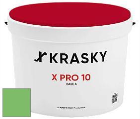 Краска X Pro 10 X Krasky матовая краска для стен и потолков цвет NCS S 1060-G20Y 