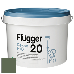 Краска Flugger Dekso H2O 20 полуматовая краска цвет NCS S 6020-G30Y 
