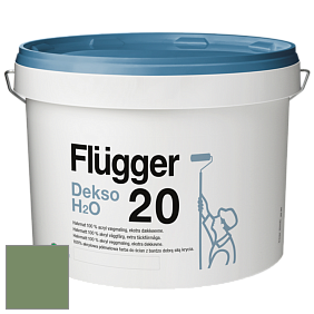 Краска Flugger Dekso H2O 20 полуматовая краска цвет NCS S 4030-G30Y 