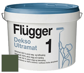 Краска Flugger Dekso 1 ультраматовая краска цвет RAL 6003 