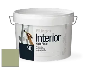 Краска Flugger Interior High Finish 90 акриловая глянцевая эмаль цвет NCS S 3020-G50Y 