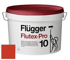 Краска Flugger Flutex Pro 10 матовая моющаяся краска цвет RAL 2002 