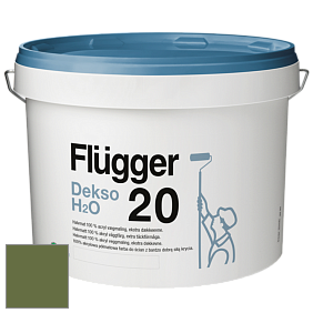 Краска Flugger Dekso H2O 20 полуматовая краска цвет NCS S 5040-G40Y 