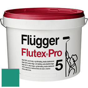 Краска Flugger Flutex Pro 5 матовая краска цвет NCS S 3050-B80G 