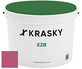 Краска X2B X Krasky глубокоматовая краска для потолков цвет NCS S 2060-R20B 