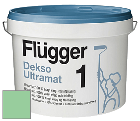 Краска Flugger Dekso 1 ультраматовая краска цвет NCS S 1040-G10Y 