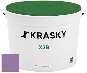 Краска X2B X Krasky глубокоматовая краска для потолков цвет NCS S 3040-R50B 