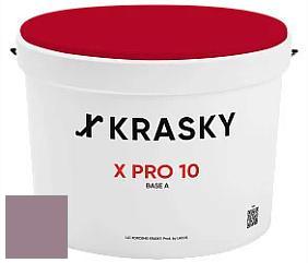 Краска X Pro 10 X Krasky матовая краска для стен и потолков цвет NCS S 4020-R30B 