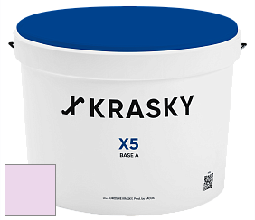Краска X5 X Krasky матовая краска для стен и потолков цвет 2432 