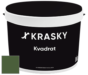 Краска X2B Kvadrat X Krasky матовая краска для потолков глубокого чёрного цвета цвет NCS S 5540-G30Y 