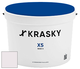 Краска X5 X Krasky матовая краска для стен и потолков цвет NCS S 0603-R20B 