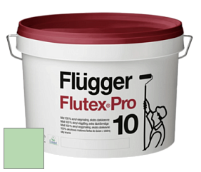 Краска Flugger Flutex Pro 10 матовая моющаяся краска цвет RAL 6019 
