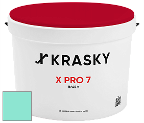 Краска X Pro 7 X Krasky матовая краска для стен и потолков цвет 1494 