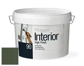 Краска Flugger Interior High Finish 90 акриловая глянцевая эмаль цвет NCS S 7020-G30Y 