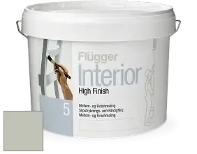 Краска Flugger Interior High Finish 5 матовая акриловая краска-грунт цвет NCS S 1555-R90B 