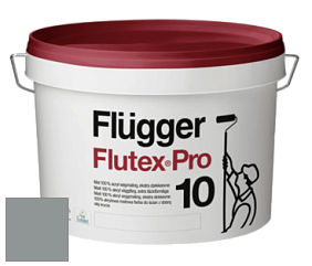 Краска Flugger Flutex Pro 10 матовая моющаяся краска цвет RAL 7042 