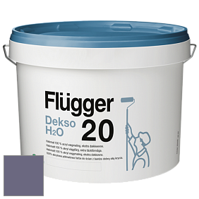 Краска Flugger Dekso H2O 20 полуматовая краска цвет RAL 4012 