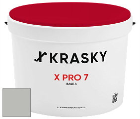 Краска X Pro 7 X Krasky матовая краска для стен и потолков цвет NCS S 2502-G50Y 