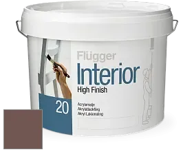 Краска Flugger Interior High Finish 20 акриловая полуматовая эмаль цвет 4398 