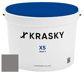 Краска X5 X Krasky матовая краска для стен и потолков цвет NCS S 5502-R 