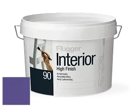 Краска Flugger Interior High Finish 90 акриловая глянцевая эмаль цвет NCS S 3555-R60B 