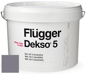 Краска Flugger Dekso 5 матовая краска цвет 5467 