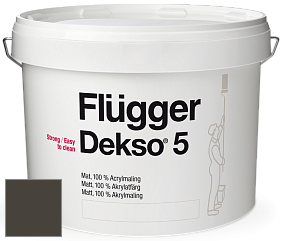 Краска Flugger Dekso 5 матовая краска цвет NCS S 8505-Y20R 
