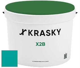 Краска X2B X Krasky глубокоматовая краска для потолков цвет NCS S 2060-B50G 