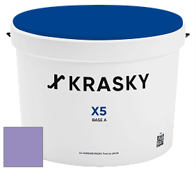 Краска X5 X Krasky матовая краска для стен и потолков цвет 2446 