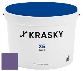 Краска X5 X Krasky матовая краска для стен и потолков цвет 2447 