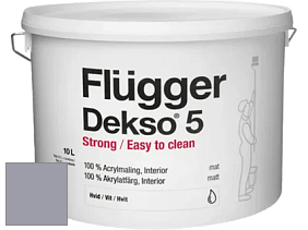 Краска Flugger Dekso 5 матовая краска цвет 5466 