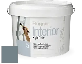 Краска Flugger Interior High Finish 5 матовая акриловая краска-грунт цвет NCS S 5010-B10G 