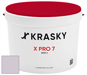 Краска X Pro 7 X Krasky матовая краска для стен и потолков цвет 4423 