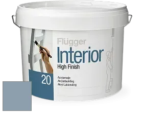 Краска Flugger Interior High Finish 20 акриловая полуматовая эмаль цвет 4466 