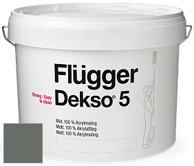 Краска Flugger Dekso 5 матовая краска цвет 5548 